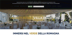 Desktop Screenshot of agriturismovilladellerose.com