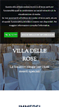 Mobile Screenshot of agriturismovilladellerose.com